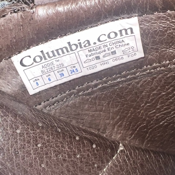 Columbia Women’s Addie Brown Leather Clogs Size 8 NWOT Slip-On - Picture 5 of 5